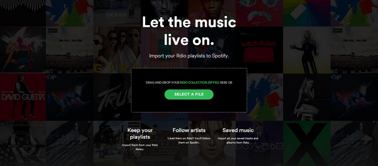 Rdio To Spotify Importer
