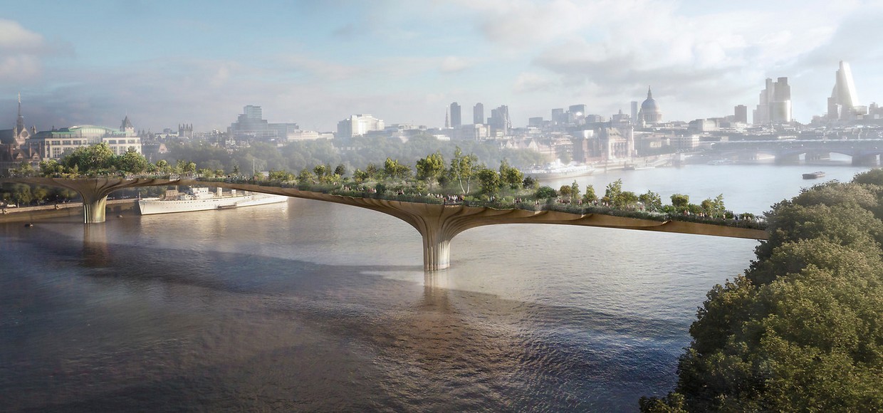 Мэр Лондона хотел построить мост-сад на деньги Apple