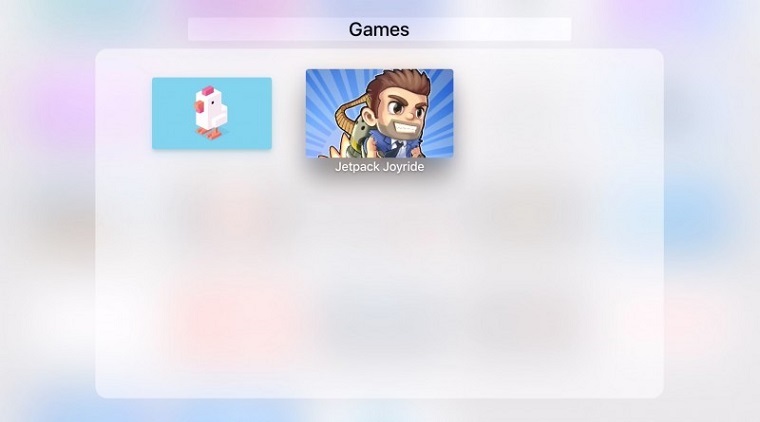 tvOS Folders