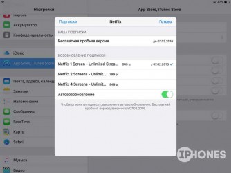Не забудь отписаться от Netflix