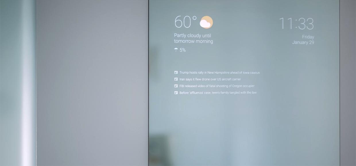 Сотрудник Google спроектировал зеркало на Android