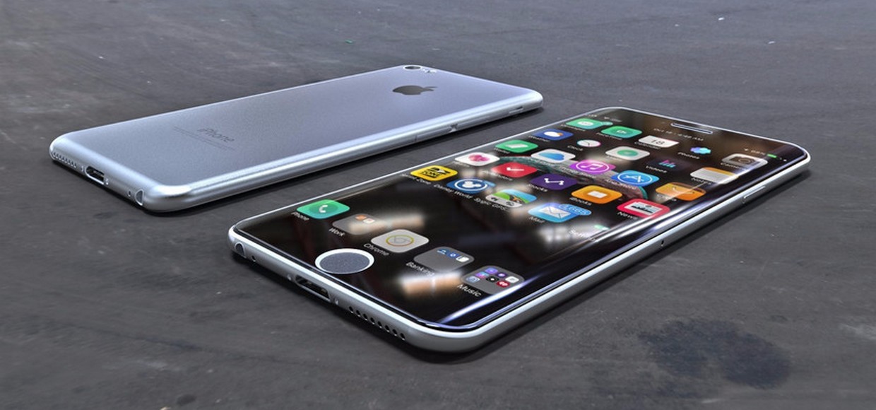 Концепт iPhone 7 Plus с изогнутым дисплеем