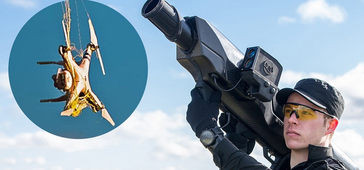 SkyWall100: воздушная пушка для ловли дронов