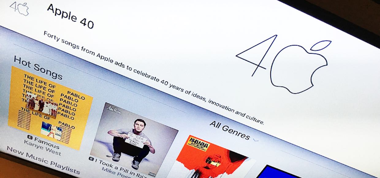 В Apple Music вышел плейлист к 40-летию компании