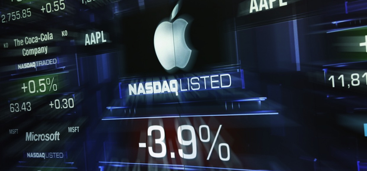 Бурная динамика акций Apple за 8 лет