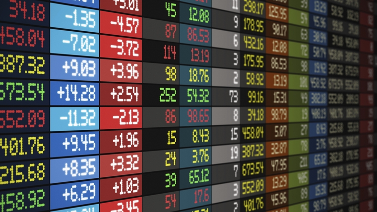 Stock market concept