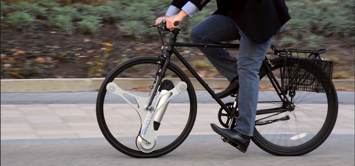 GeoOrbital за 60 секунд превратит любой велосипед в электрический