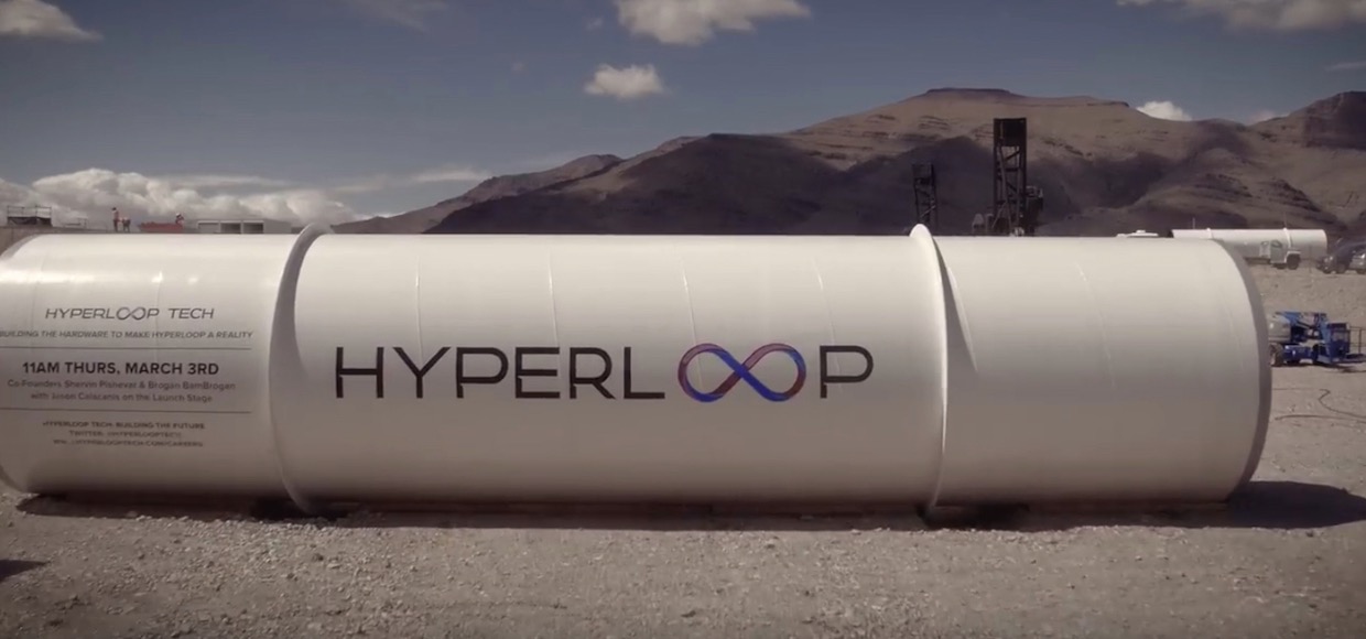 Поезд Hyperloop от Tesla и PayPal способен развивать скорость в 1200 км/ч