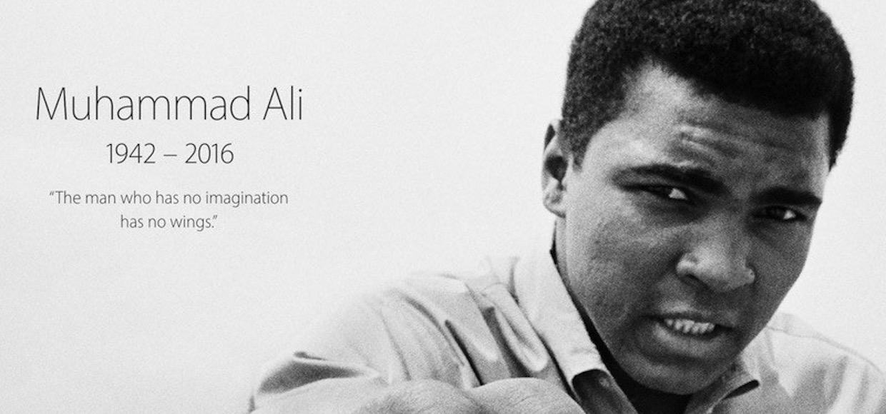 Apple обновила сайт в память о Мохаммеде Али