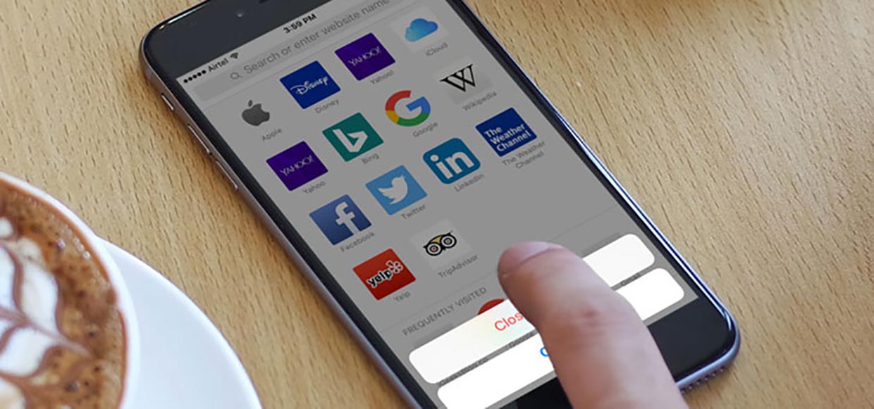 Как в iOS 10 закрыть все вкладки Safari одним жестом
