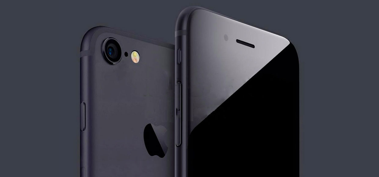 iPhone 7 в цвете Space Black выглядит так