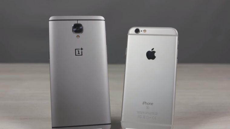 Сравнение мощности Android-смартфона OnePlus 3 против iPhone 6s