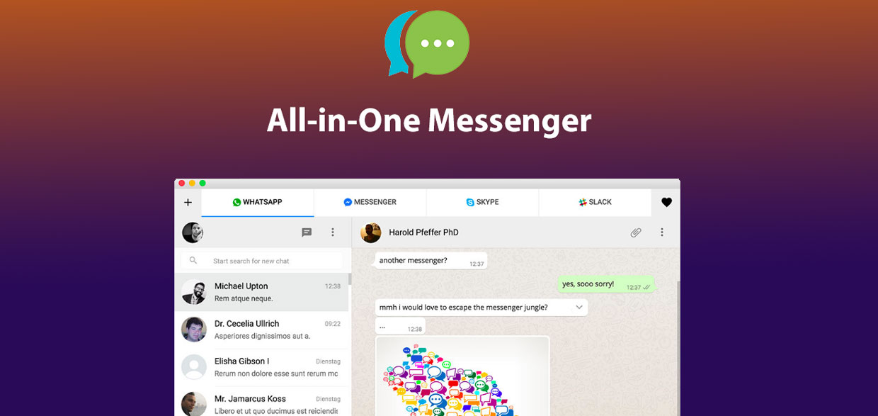 All-In-One Messenger объединит все мессенджеры в один