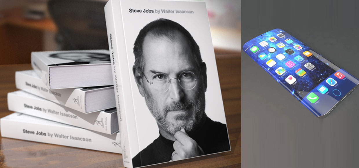В биографии «Стив Джобс» Айзексона упоминается полностью стеклянный iPhone