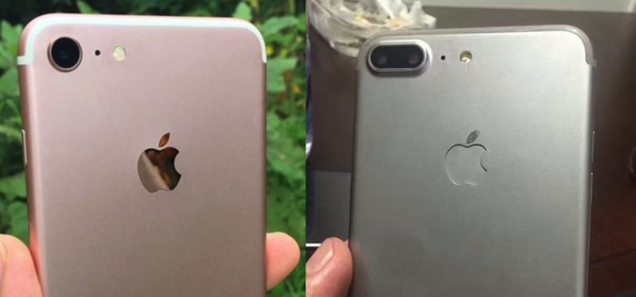 Сравнение корпусов iPhone 7 и 7 Plus