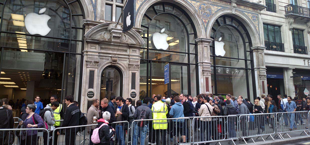 В Европе запретили очереди у Apple Store. Только предзаказ iPhone 7