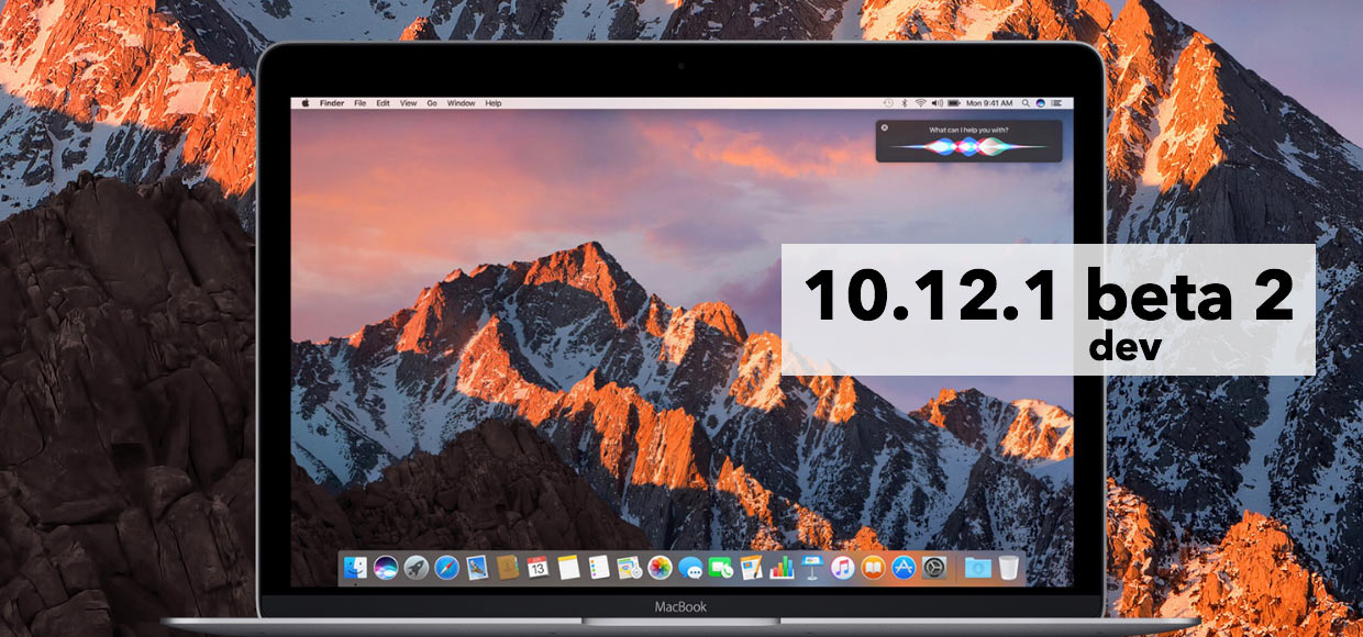 Вышла macOS Sierra 10.12.1 beta 2 для разработчиков 