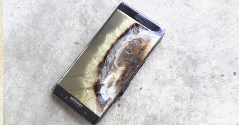 Как взрывался Samsung Galaxy Note7. Собрали все случаи