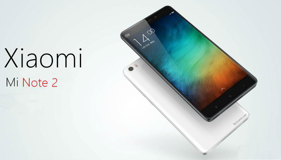 Xiaomi Mi Note 2 с изогнутым экраном представят 14 сентября