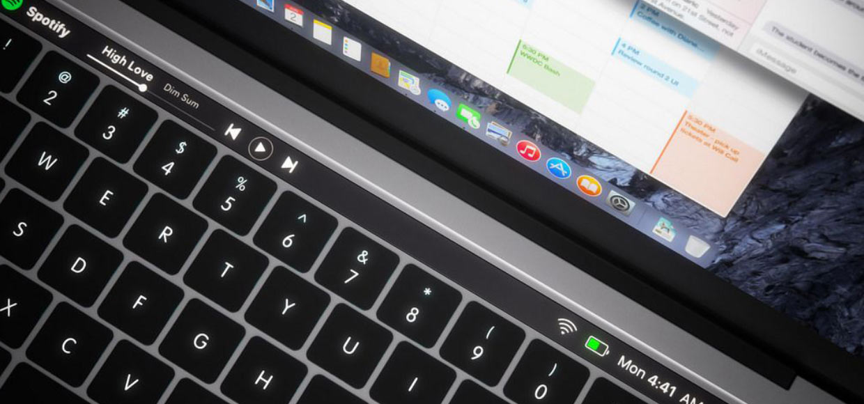 Сенсорной OLED-панели в MacBook быть. Apple регистрирует торговую марку Magic Toolbar