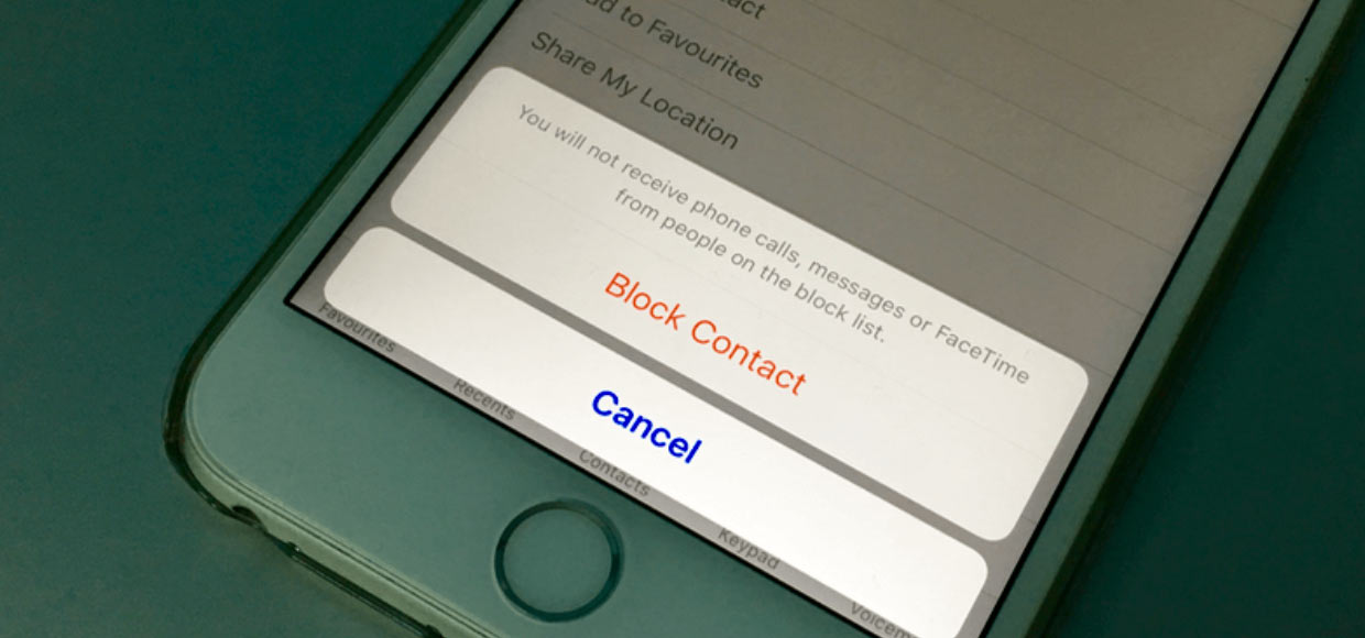 Как блокировать контакты в iOS 10