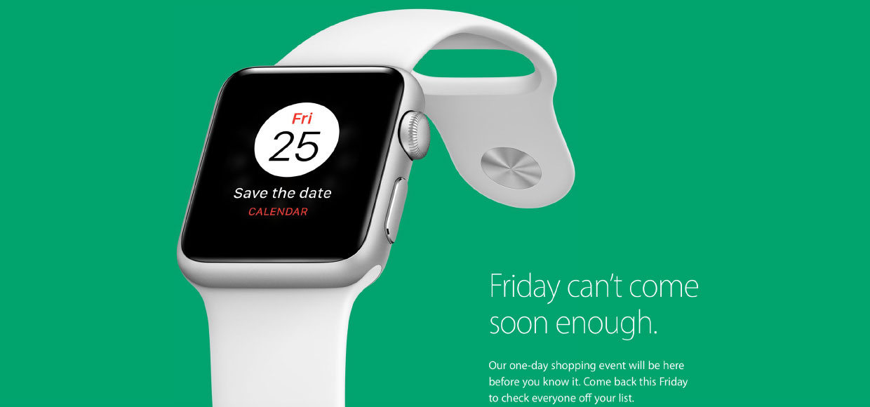 Apple готовится к распродаже, посвященной Черной Пятнице 