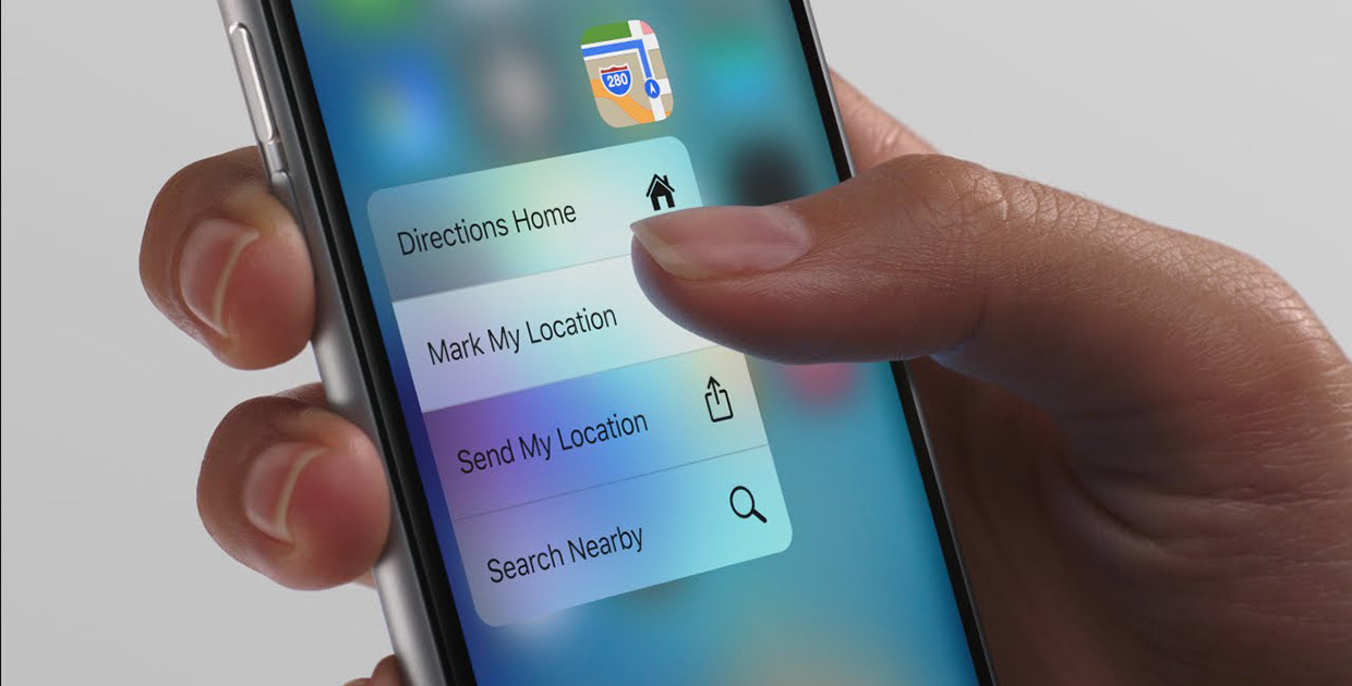 Apple серьезно прокачает 3D Touch в новом iPhone