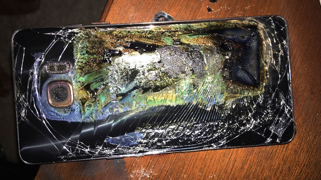 Официально: Galaxy Note 7 взрывались из-за ошибок в проектировании аккумуляторов