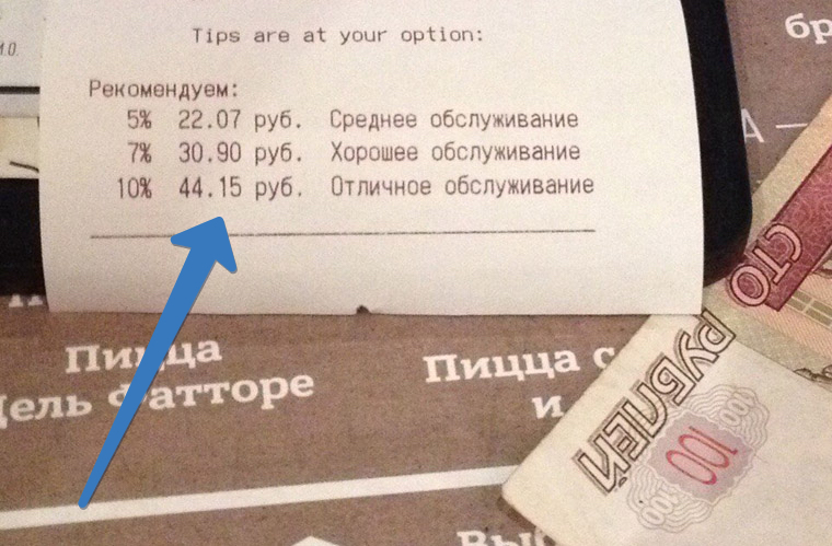 Как правильно давать чаевые в России. Кому и сколько надо