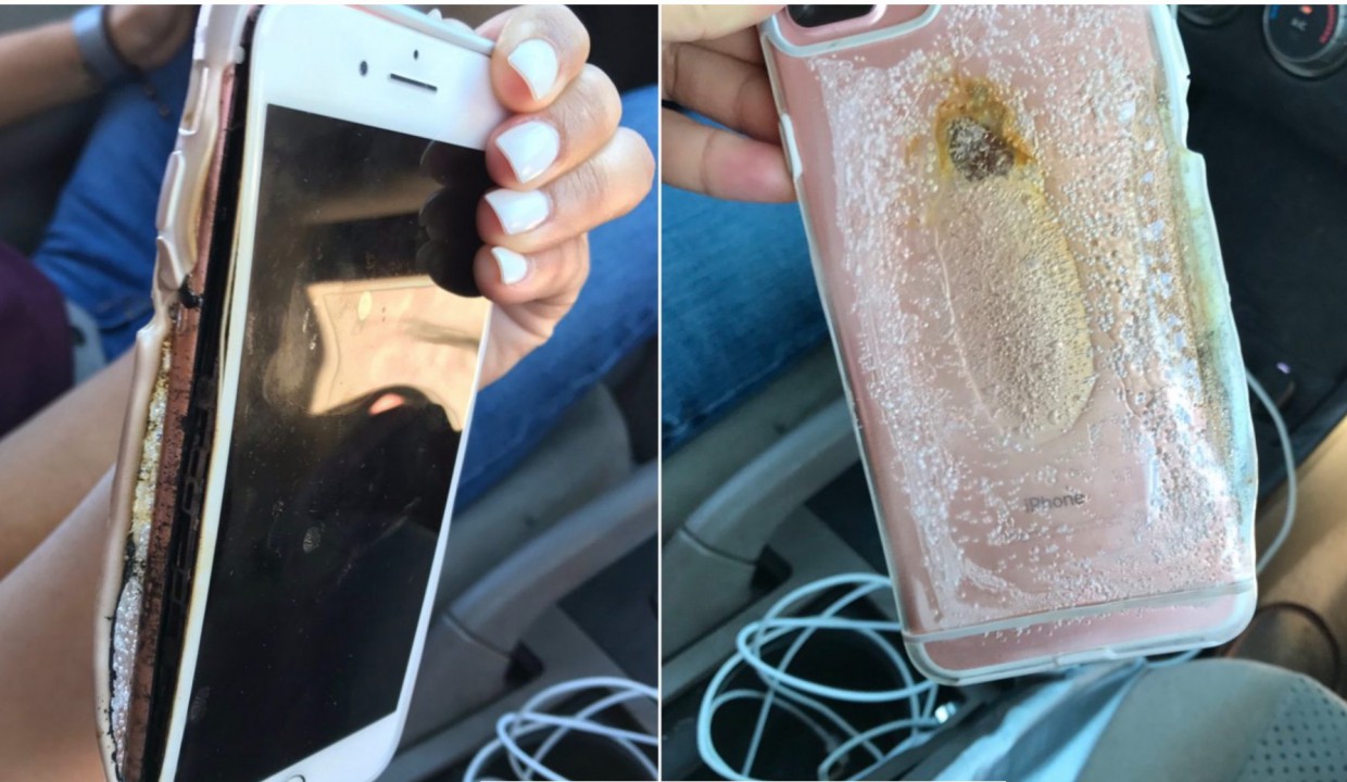 Apple изучает вирусный ролик с возгоранием iPhone 7 Plus