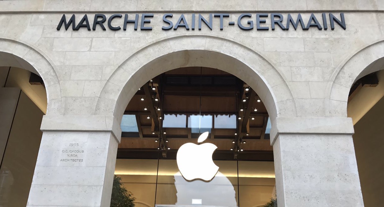 Побывал в парижском Apple Store. Это восторг