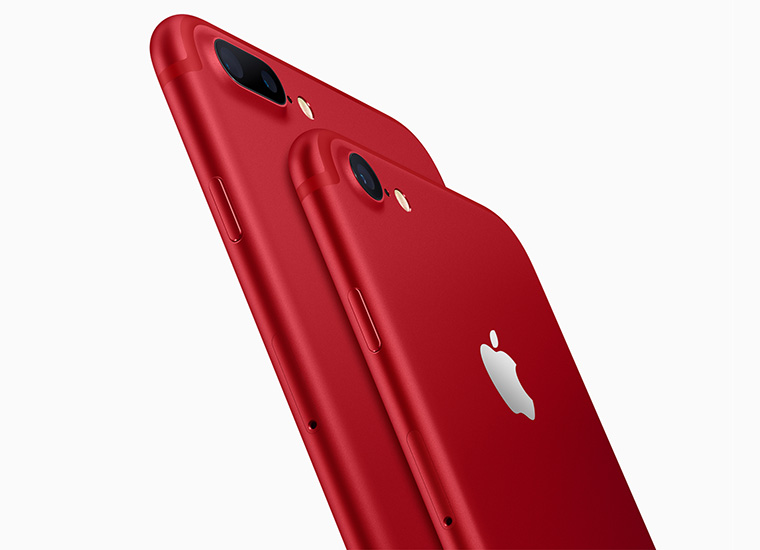 Продажи красных iPhone 7 в России начнутся в 18:01 по Москве