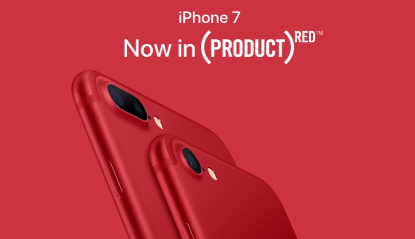 В России стартовали продажи красных iPhone 7