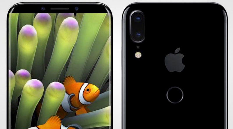 Появились новые чертежи iPhone 8 с Touch ID на задней панели