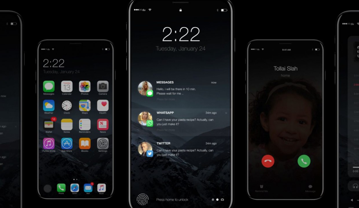 Чехол для iPhone 8 подтверждает встроенный в дисплей Touch ID и вертикальную камеру