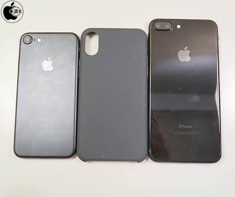 Чехол iPhone 8 сравнили по размерам с iPhone 7 и 7 Plus