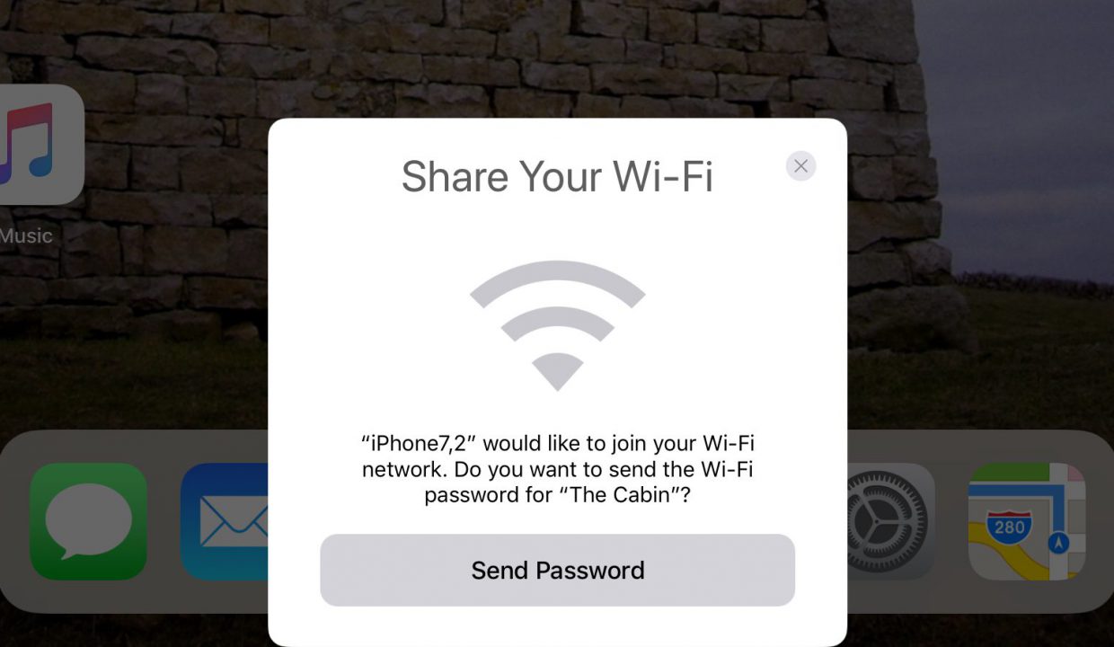 В iOS 11 можно легко делиться паролем от Wi-Fi