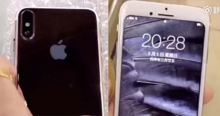 Появилось первое видео с включённым iPhone 8. Не ведитесь