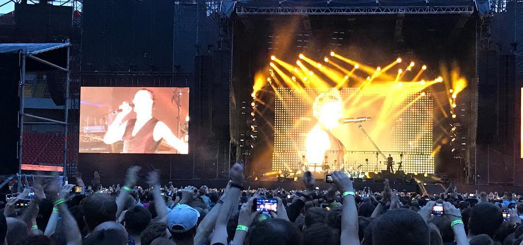Сходили на концерт Depeche Mode в Москве