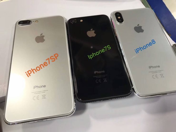 iPhone 8 и iPhone 7s без Touch ID засветились на фотографиях