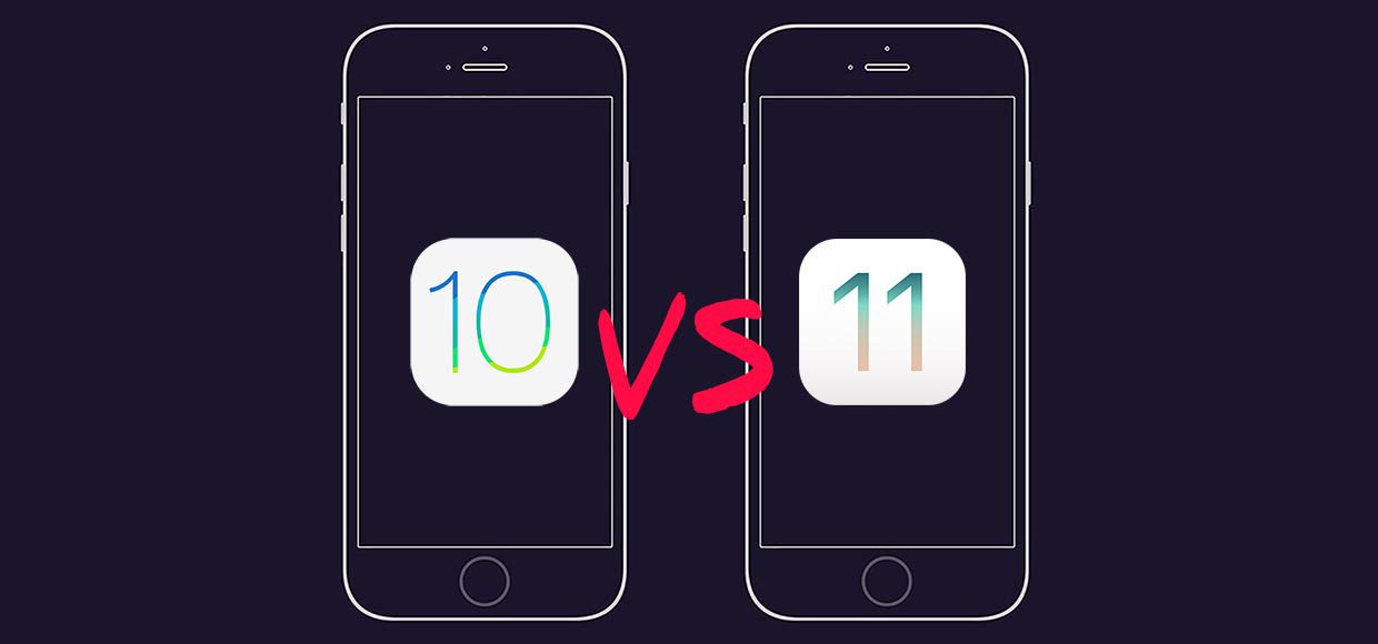 Все различия между iOS 10 и iOS 11