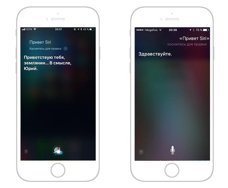 Как выглядит сири голосовой помощник фото