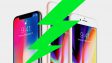iPhone X и iPhone 8 заряжаются до 50% за 30 минут, но не зарядкой из комплекта