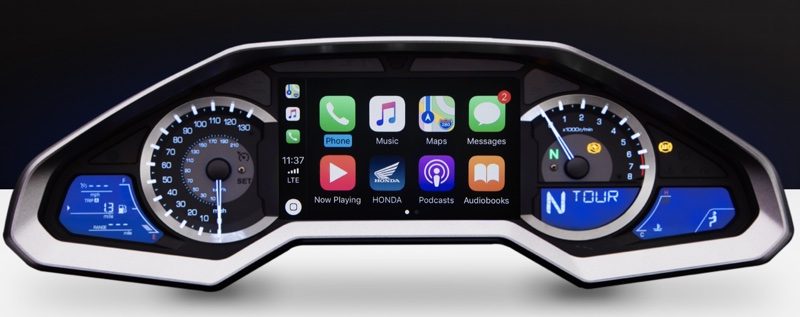 Представлен первый мотоцикл с поддержкой Apple CarPlay