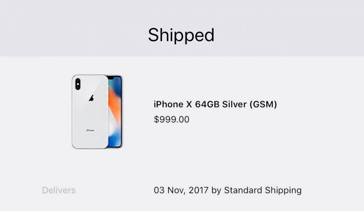 Apple начала доставлять iPhone X. (В России тоже?)