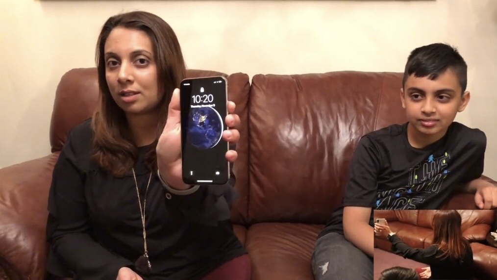 10-летний сын разблокировал iPhone X матери через Face ID
