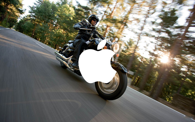 В Лондоне 10 мотоциклистов ограбили Apple Store