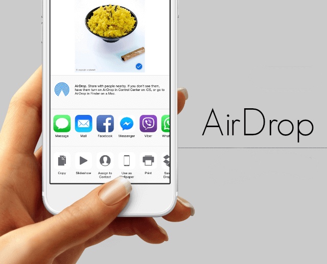 Как включить AirDrop в Пункте управления iOS 11