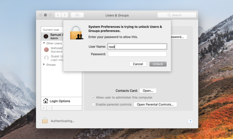 После обновления до macOS 10.13.1 нужно снова установить Security Update