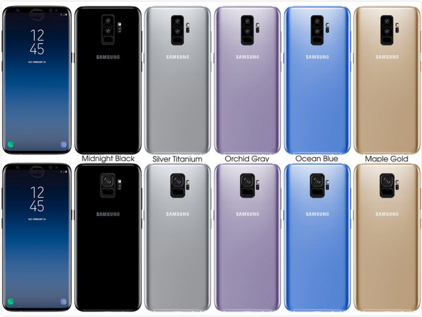 Появились первые схематические изображения Samsung Galaxy S9